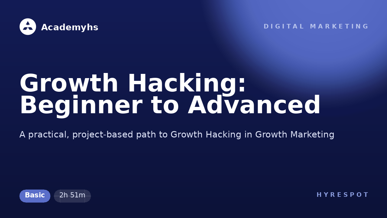 Growth Hacking: Beginner to Advanced