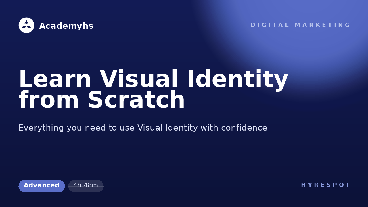 Learn Visual Identity from Scratch