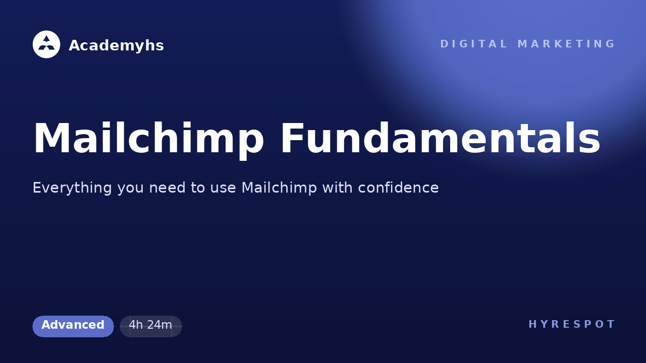 Mailchimp Fundamentals