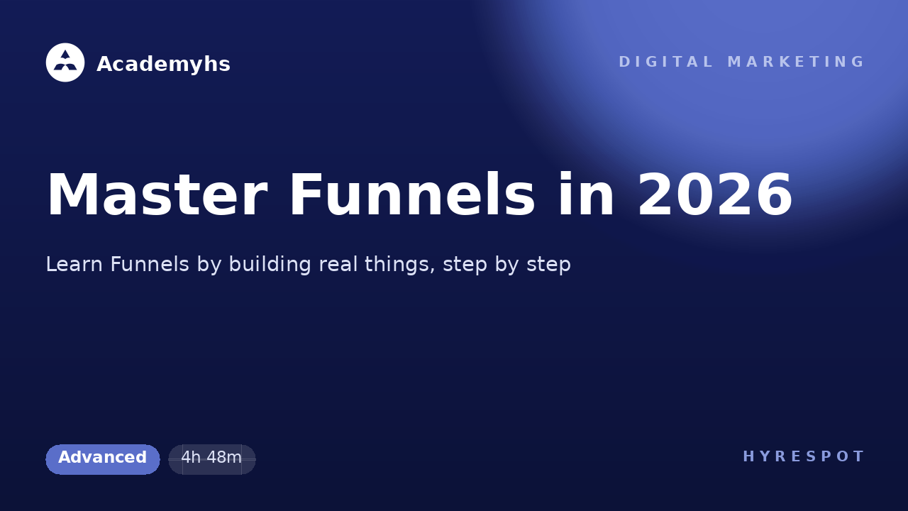 Master Funnels in 2026