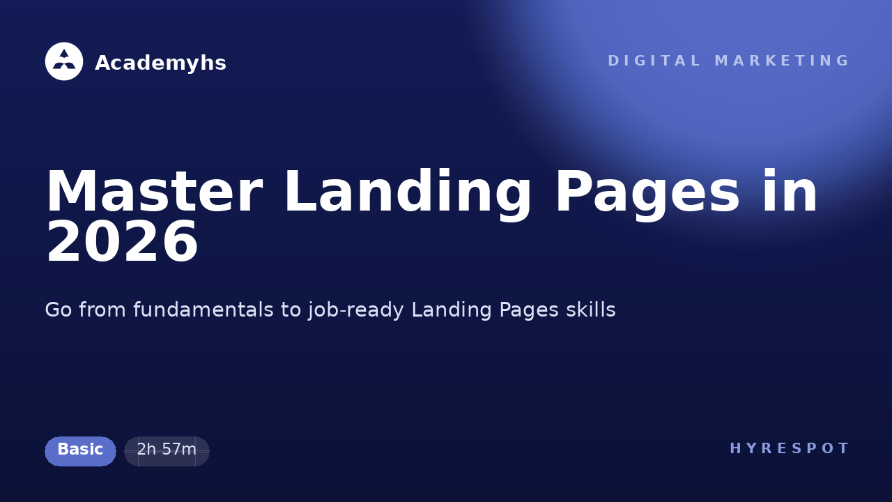 Master Landing Pages in 2026