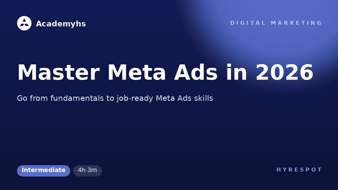 Master Meta Ads in 2026