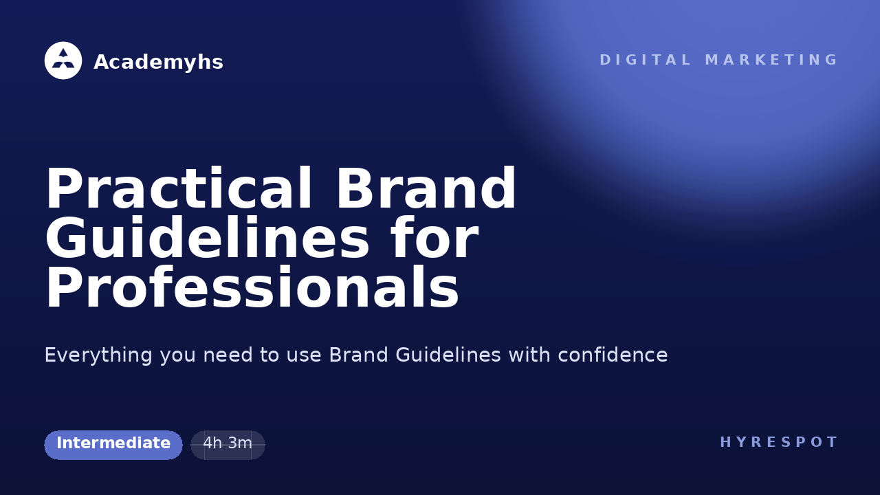 Practical Brand Guidelines for Professionals
