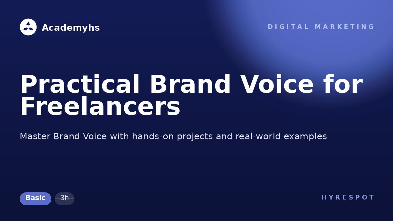Practical Brand Voice for Freelancers