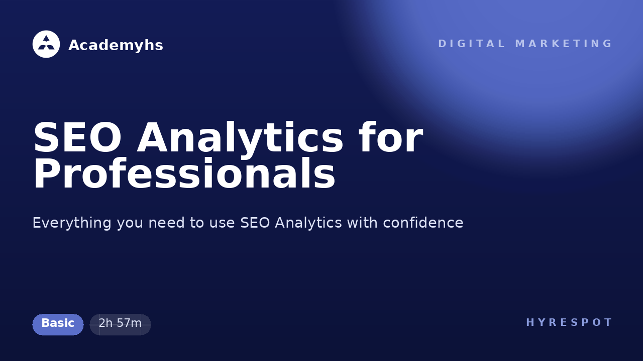 SEO Analytics for Professionals