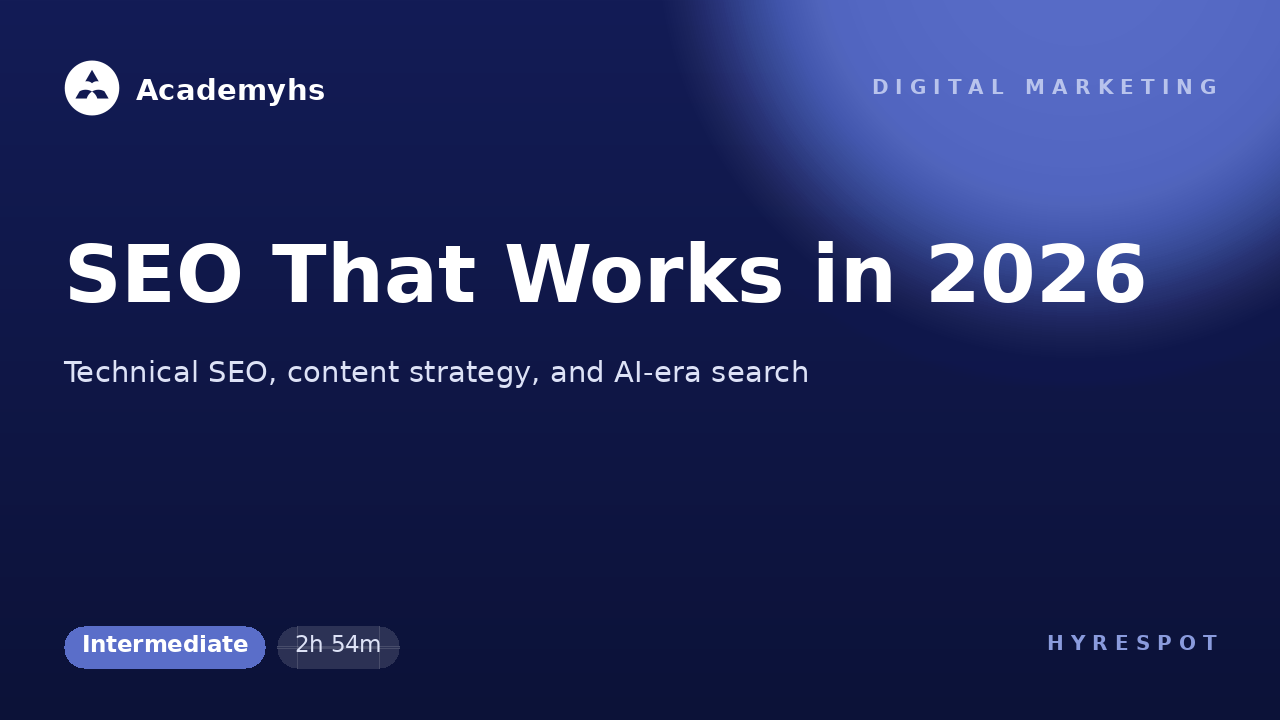 SEO That Works in 2026