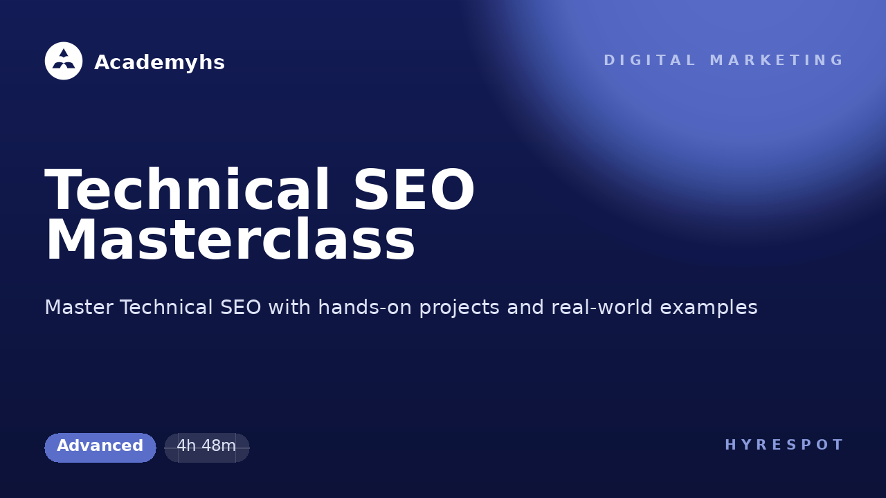 Technical SEO Masterclass