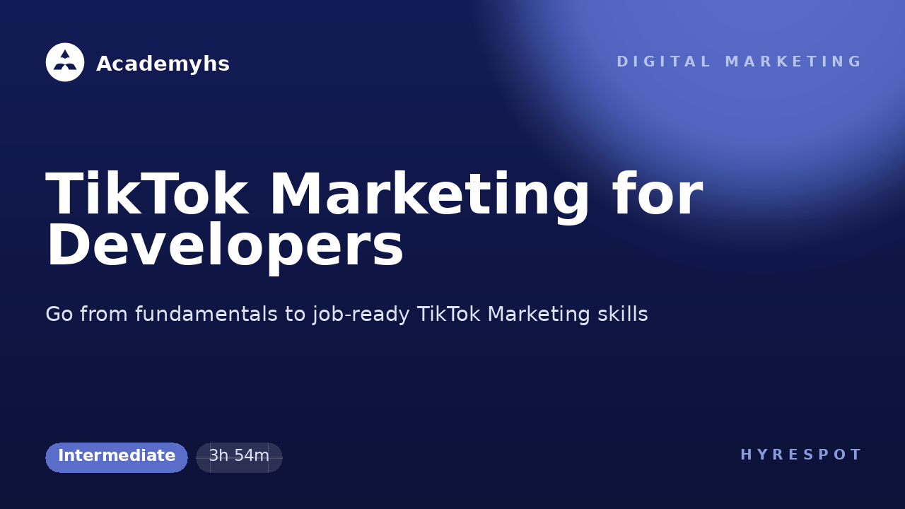 TikTok Marketing for Developers