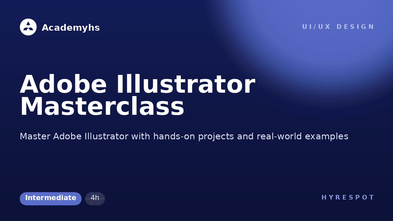 Adobe Illustrator Masterclass