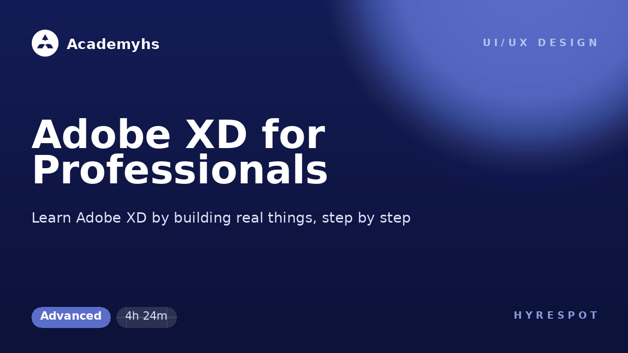 Adobe XD for Professionals