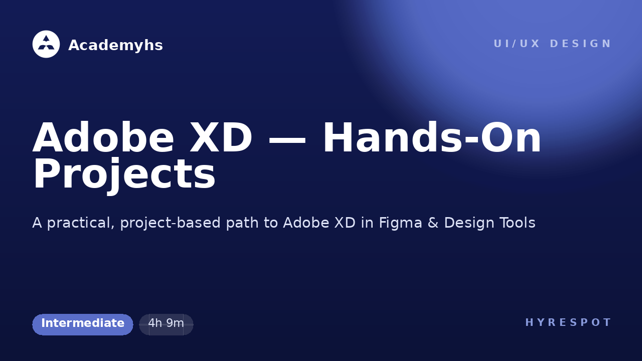 Adobe XD — Hands-On Projects