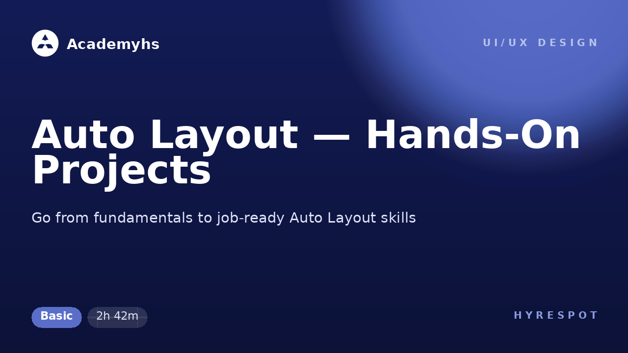 Auto Layout — Hands-On Projects