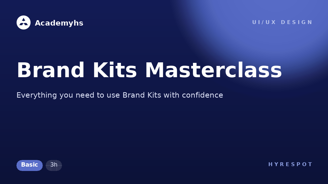 Brand Kits Masterclass