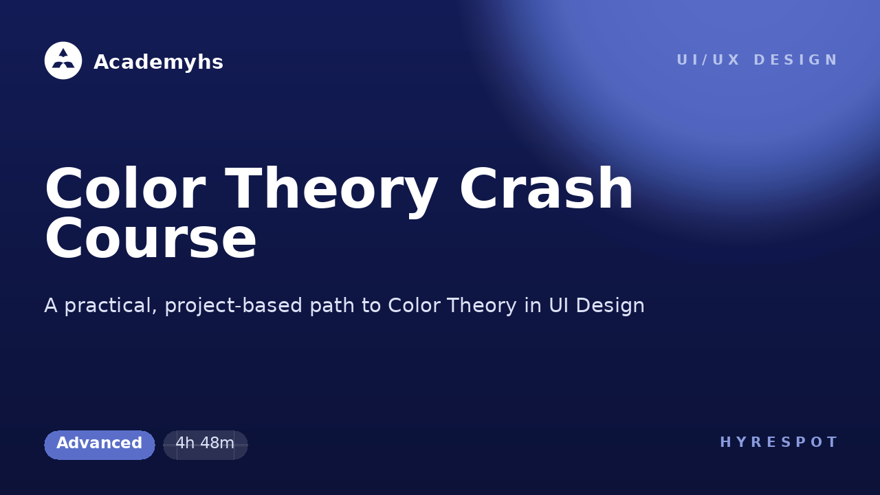 Color Theory Crash Course