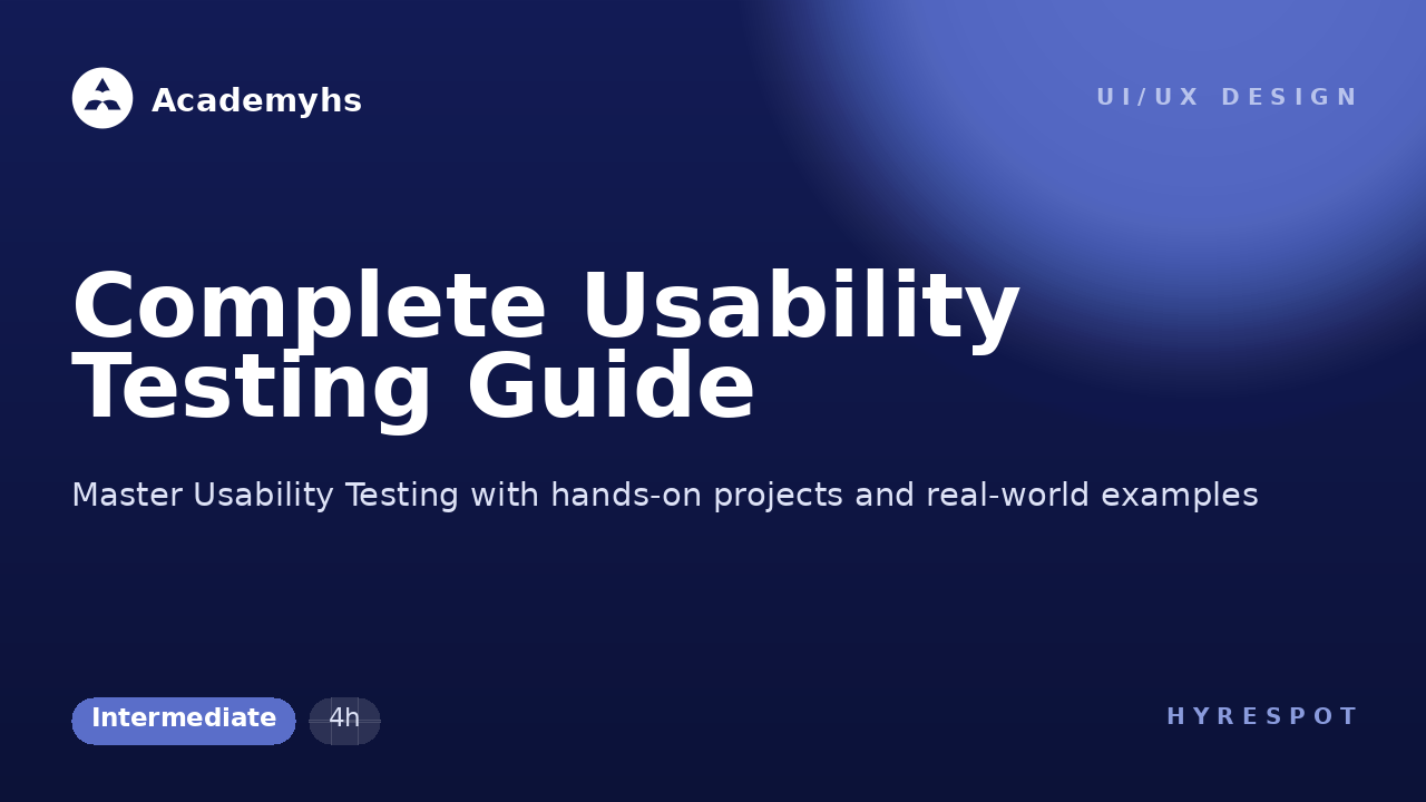 Complete Usability Testing Guide
