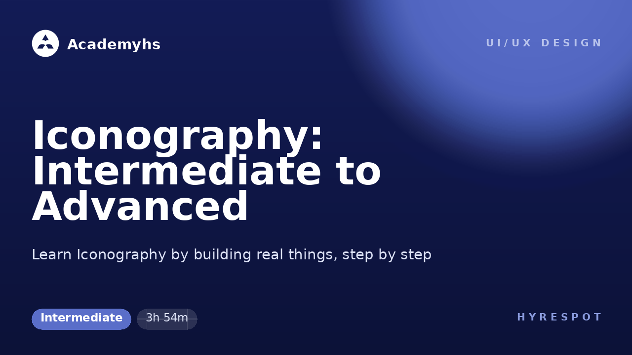 Iconography: Intermediate to Advanced