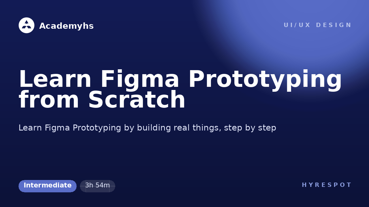 Learn Figma Prototyping from Scratch