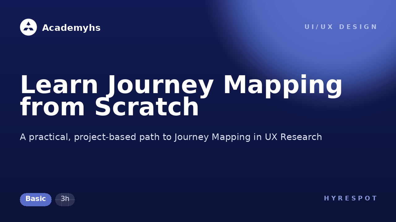 Learn Journey Mapping from Scratch