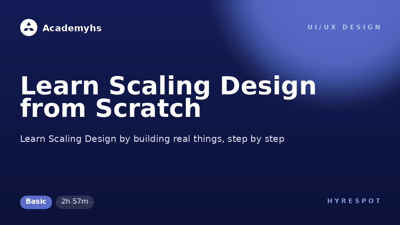 Learn Scaling Design from Scratch
