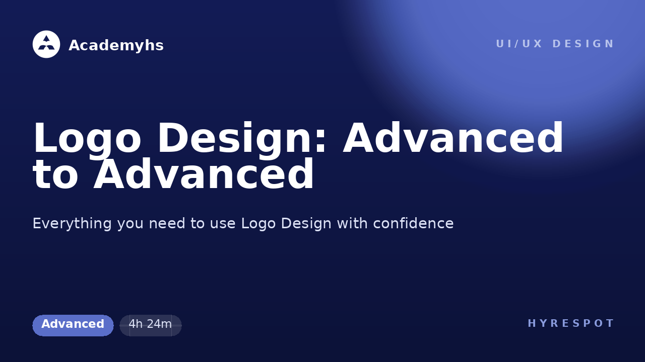 Logo Design: Advanced to Advanced