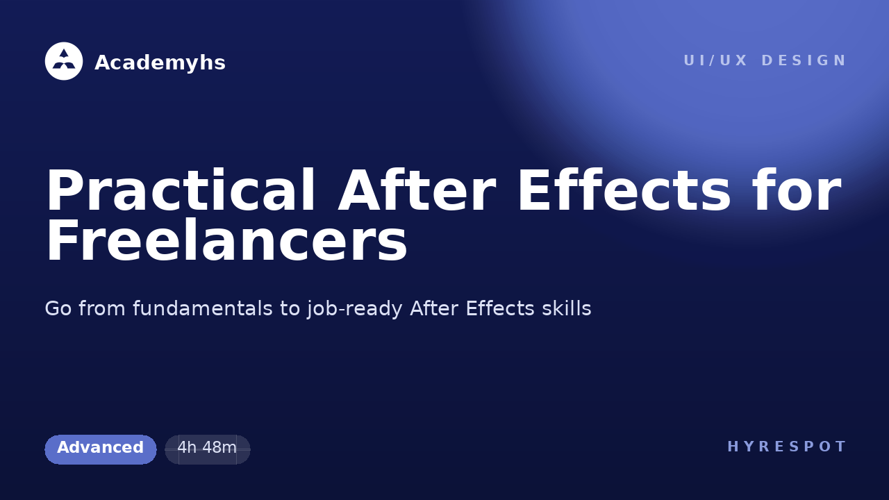 Practical After Effects for Freelancers