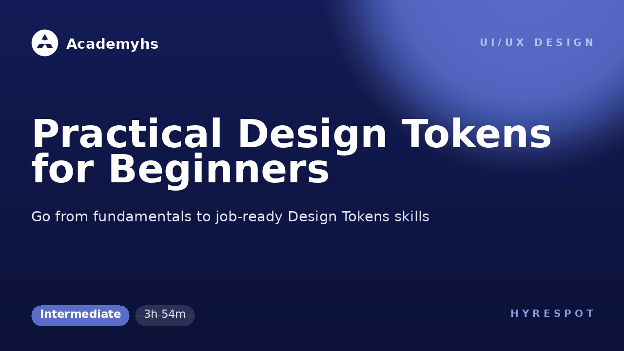 Practical Design Tokens for Beginners