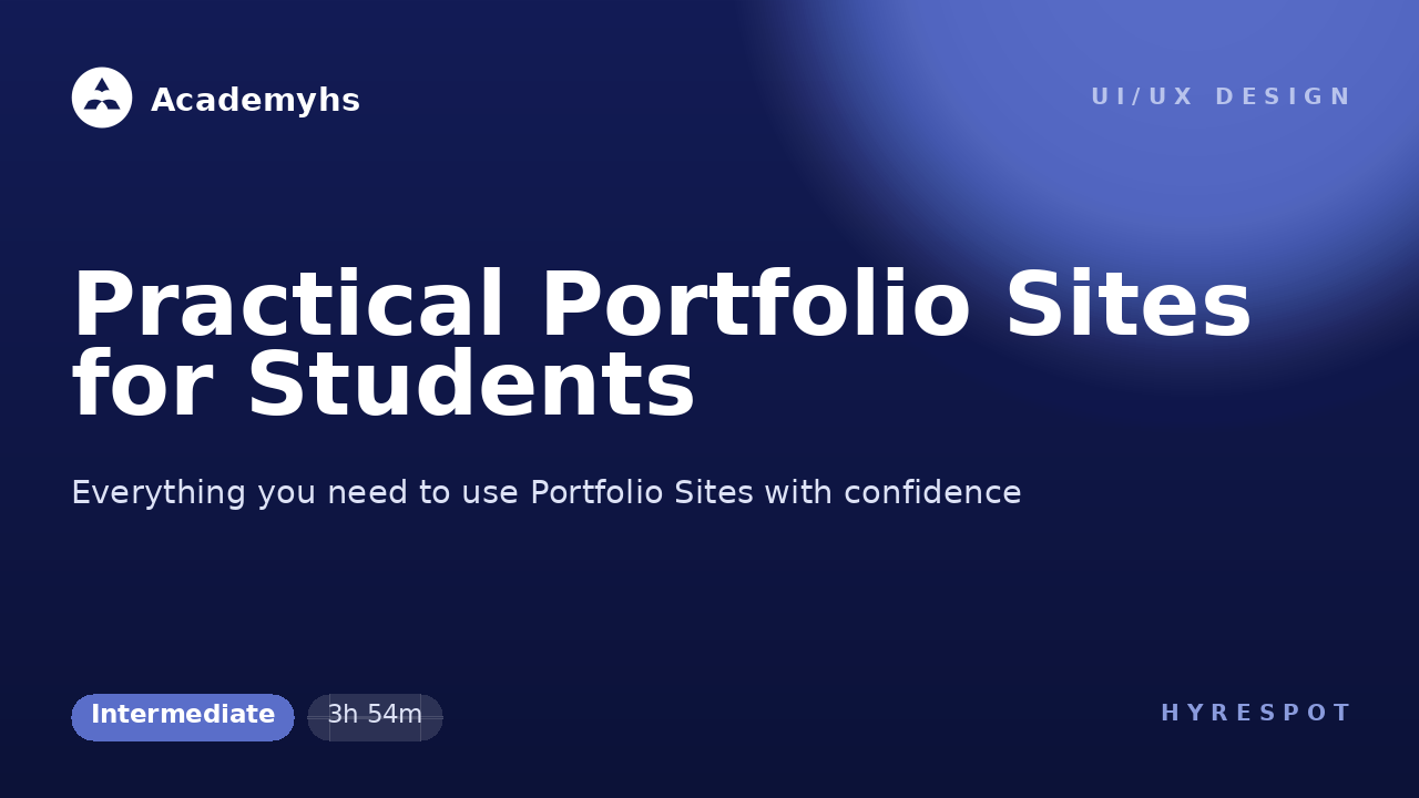 Practical Portfolio Sites for Students