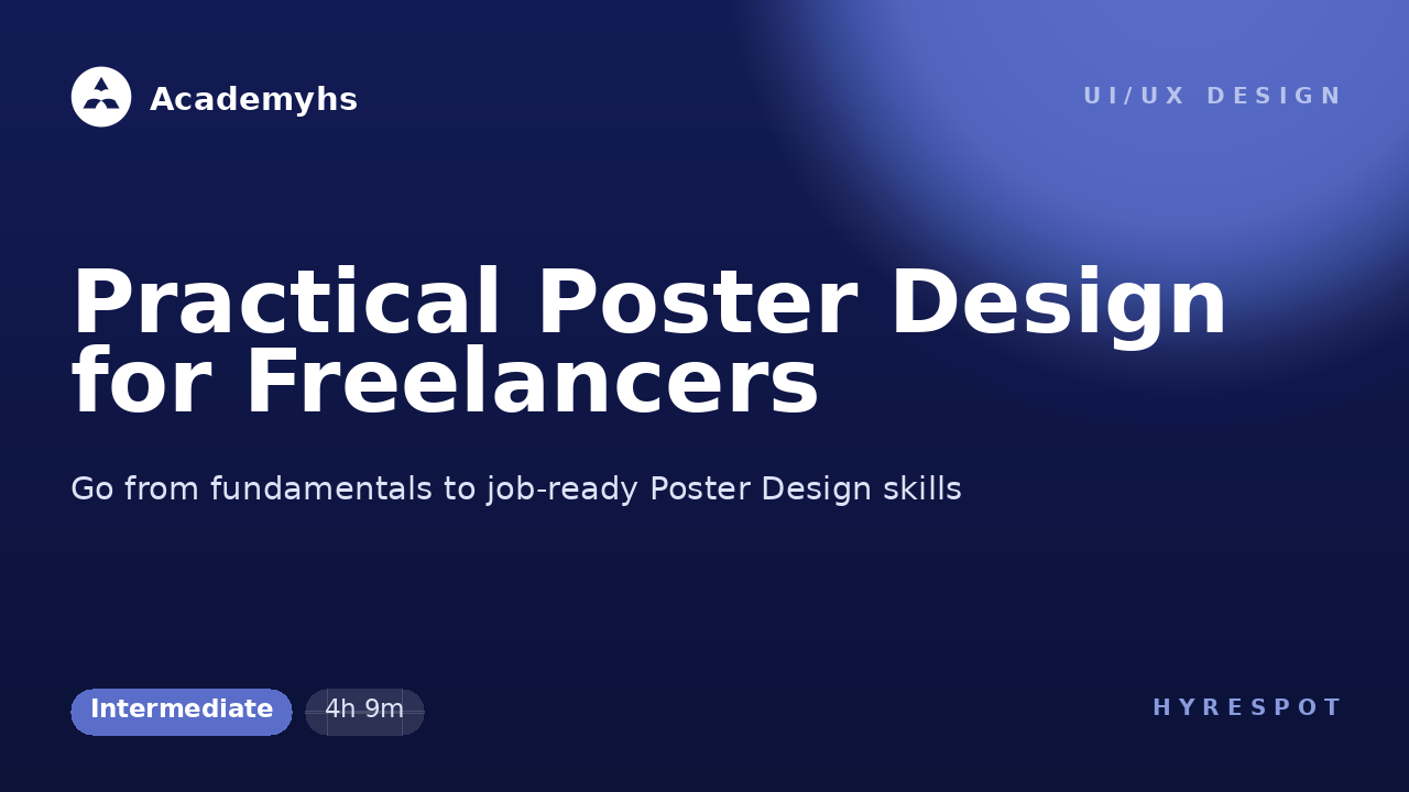 Practical Poster Design for Freelancers