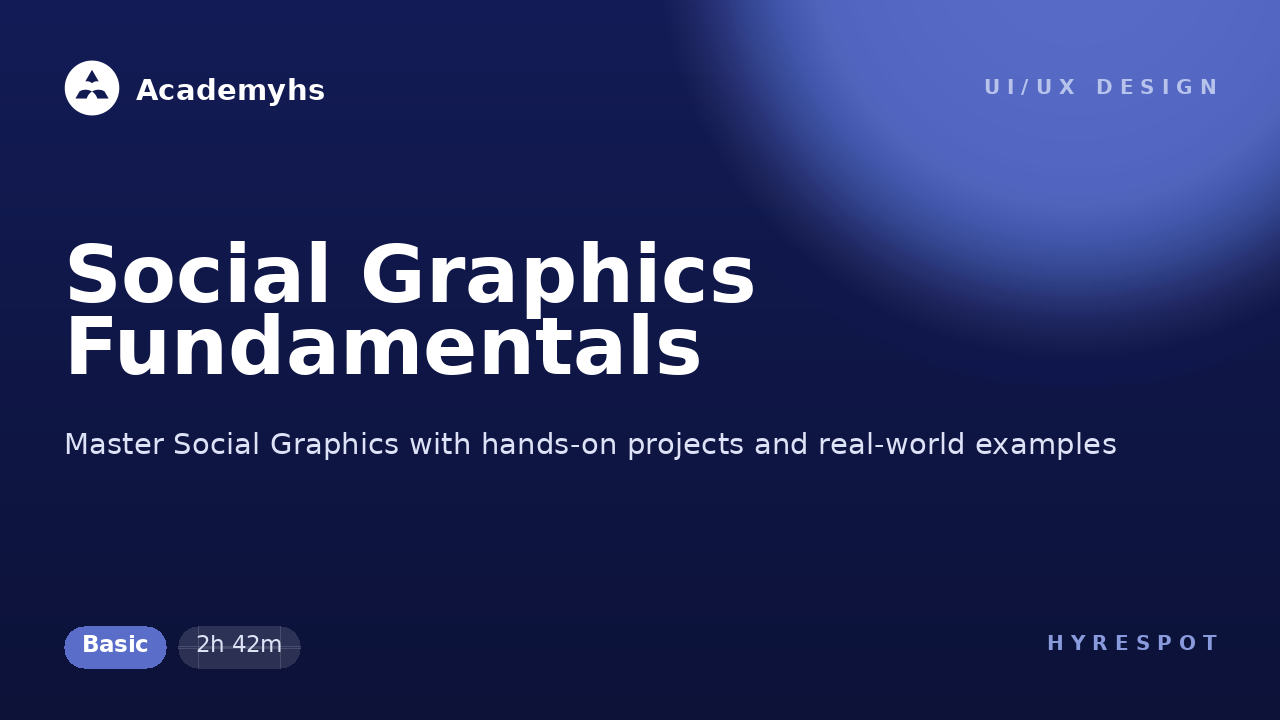 Social Graphics Fundamentals