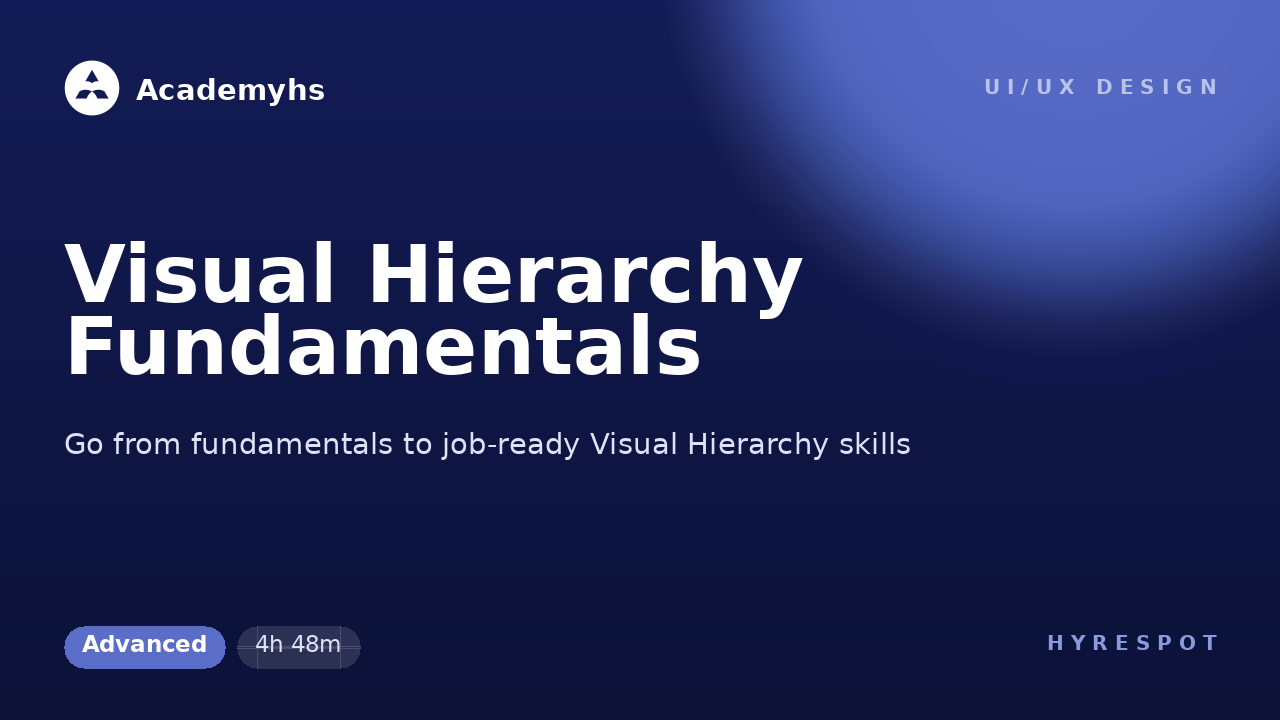 Visual Hierarchy Fundamentals