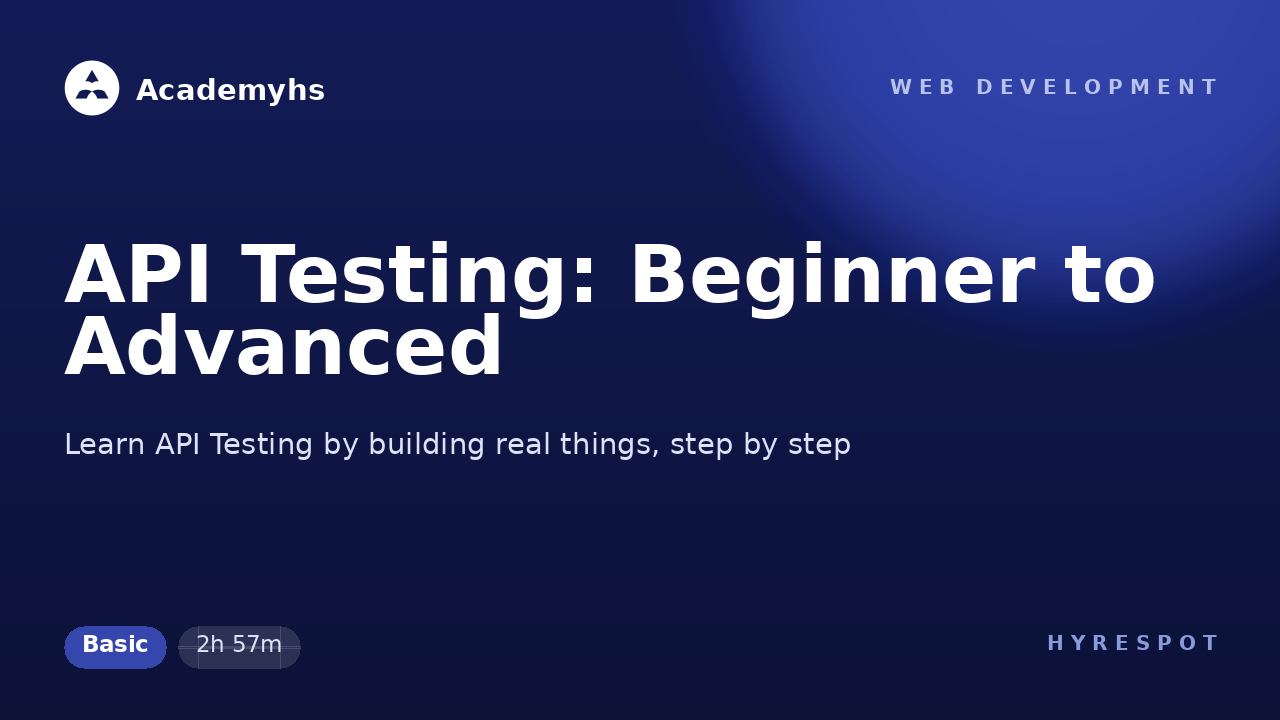API Testing: Beginner to Advanced