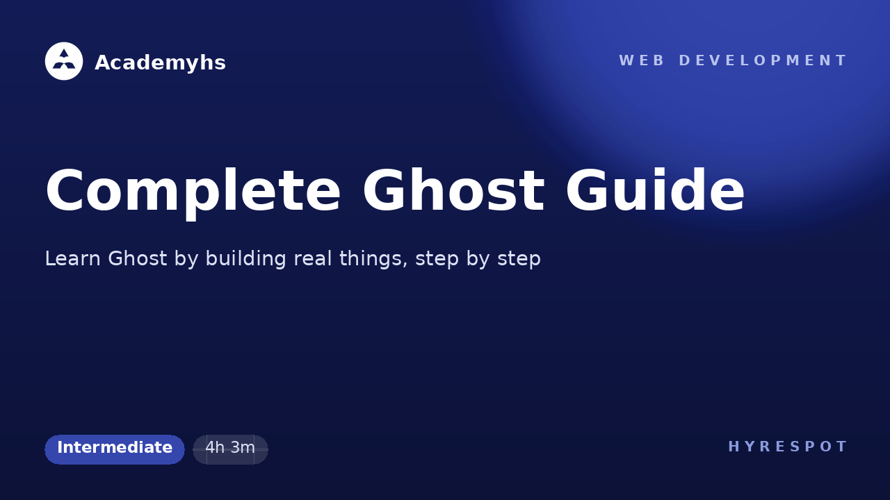 Complete Ghost Guide