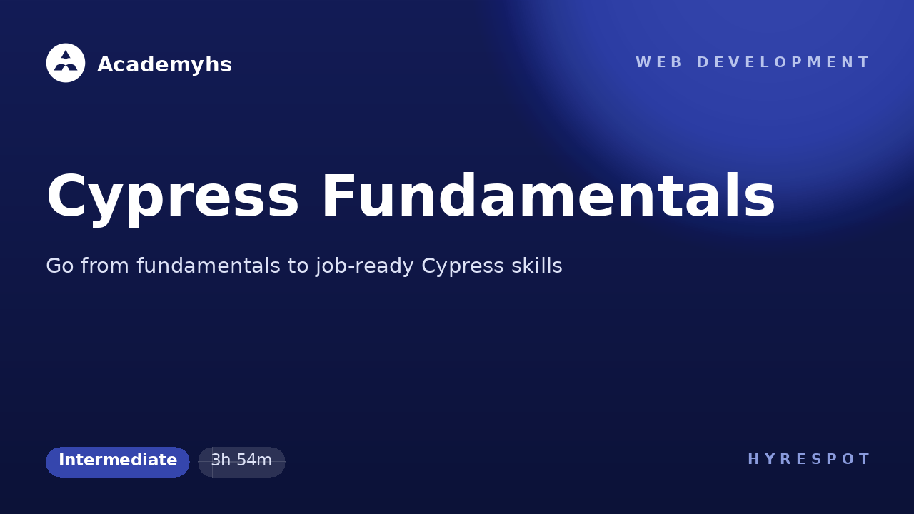 Cypress Fundamentals