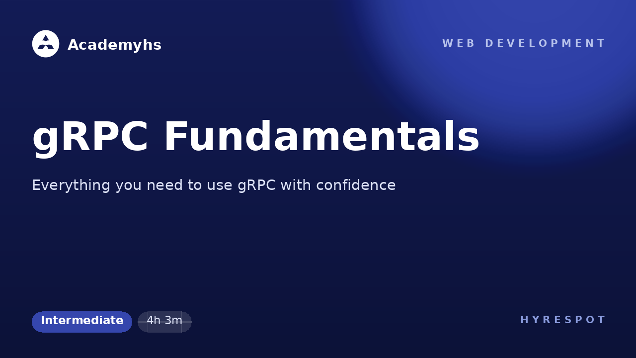 gRPC Fundamentals