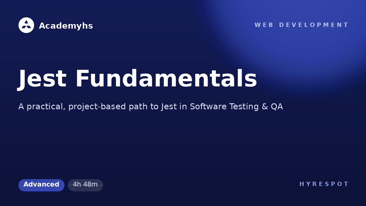 Jest Fundamentals