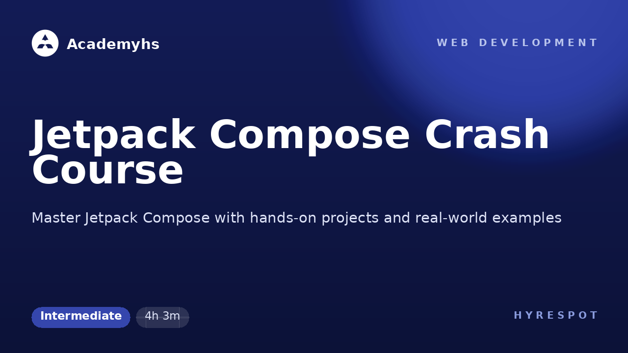 Jetpack Compose Crash Course