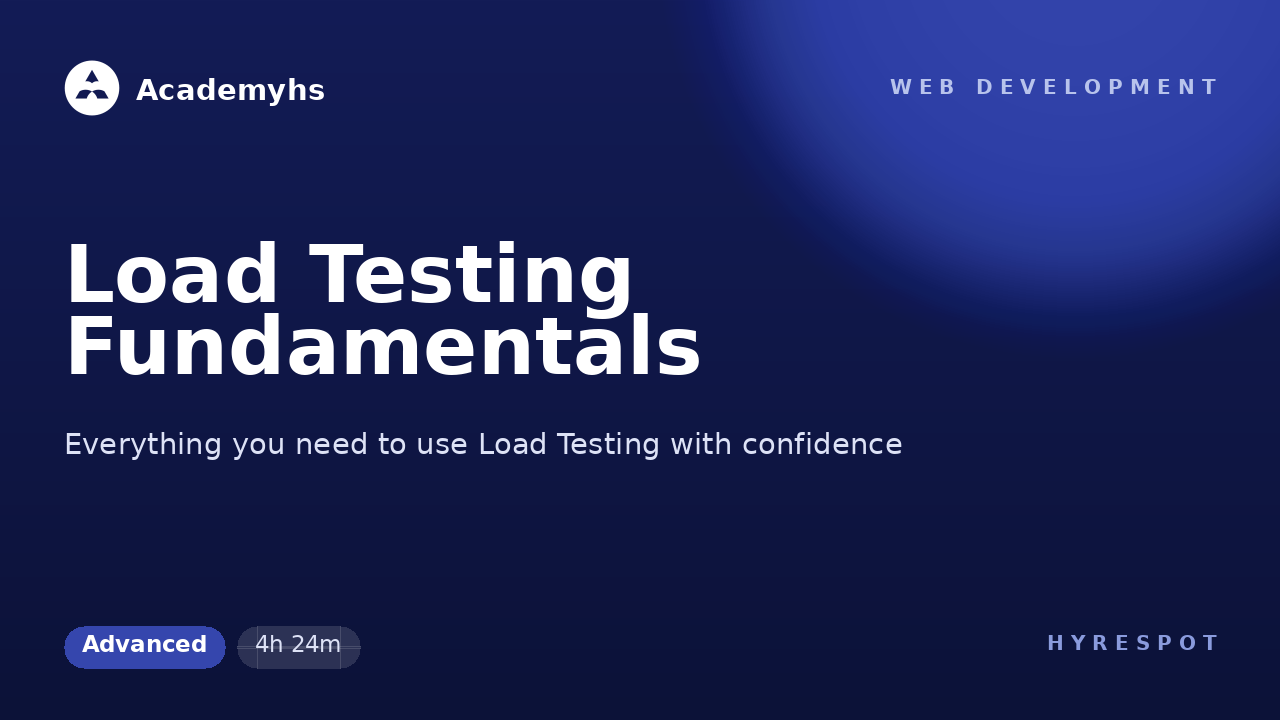 Load Testing Fundamentals