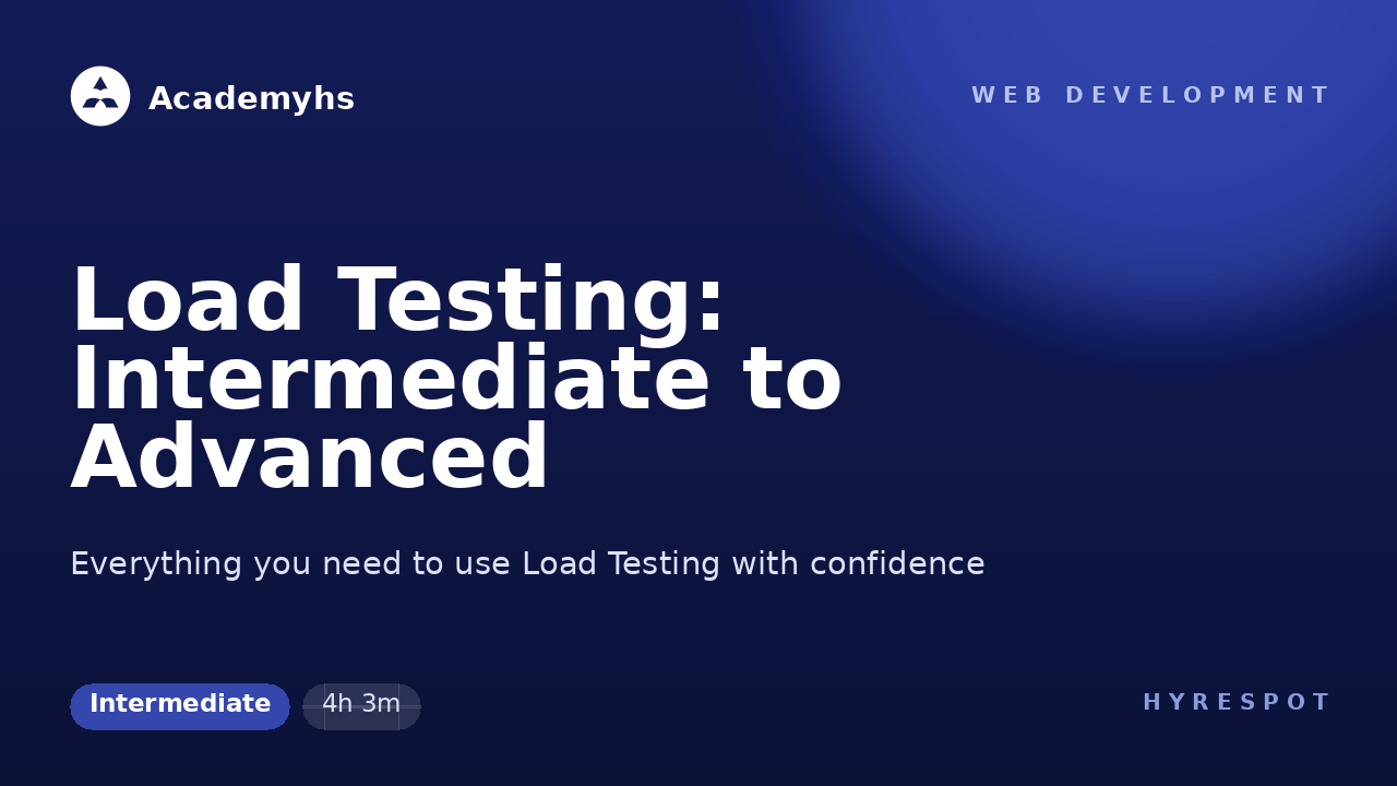 Load Testing: Intermediate to Advanced