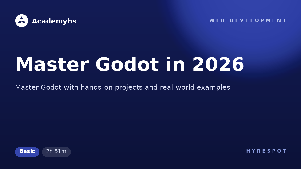 Master Godot in 2026