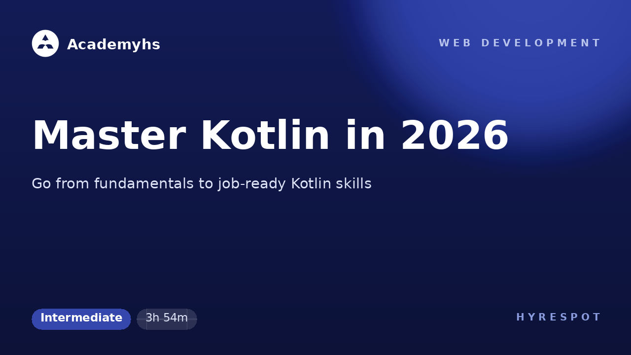 Master Kotlin in 2026