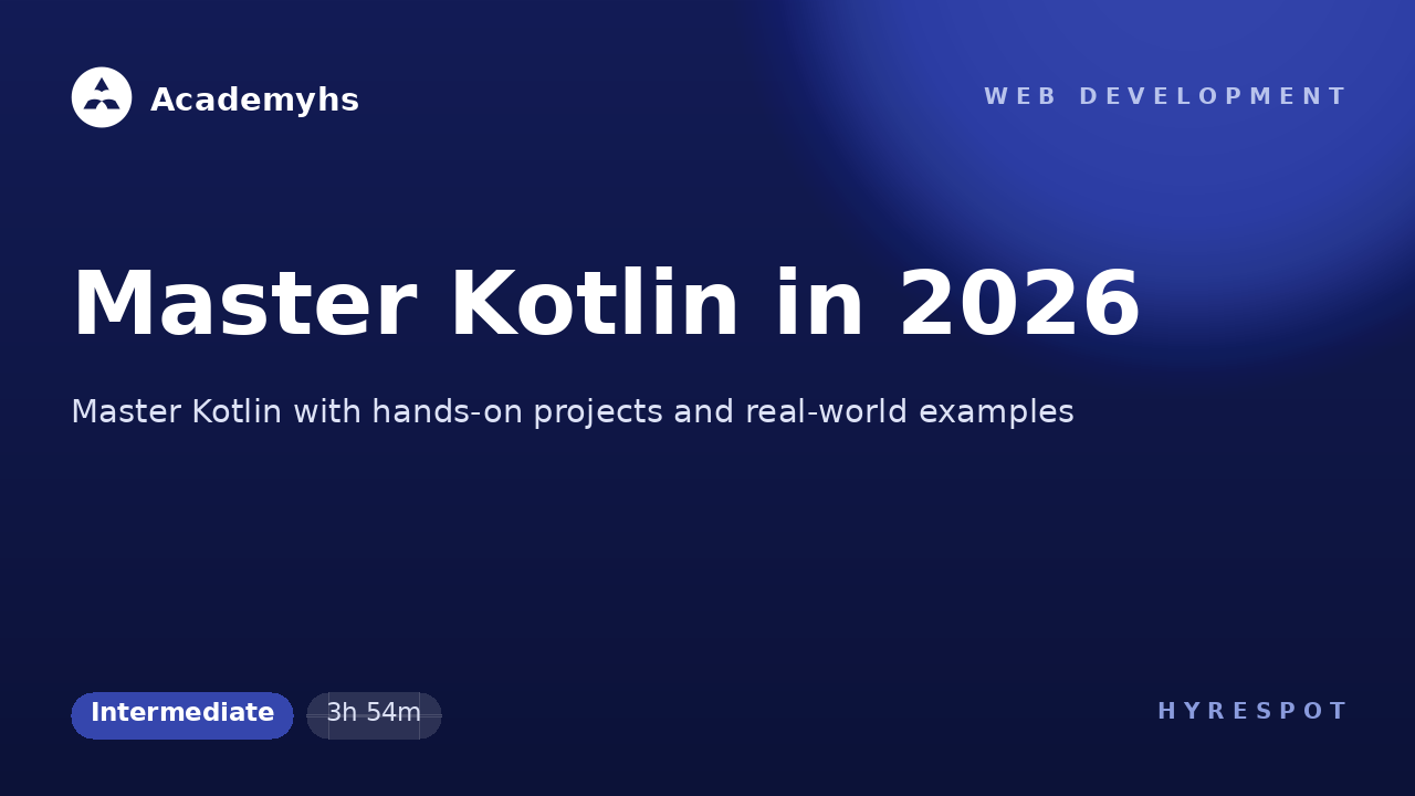 Master Kotlin in 2026
