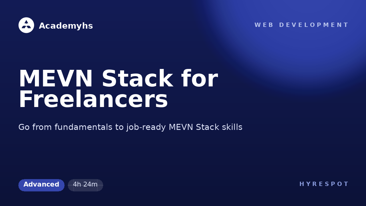MEVN Stack for Freelancers