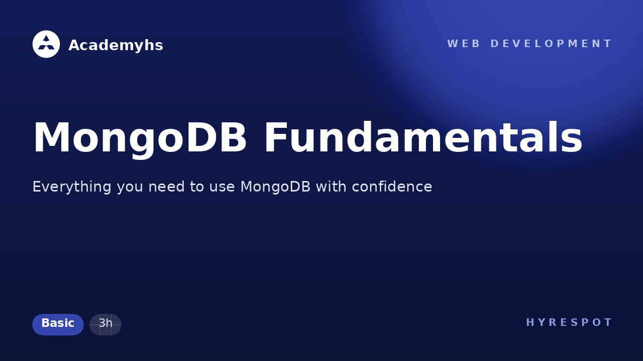 MongoDB Fundamentals