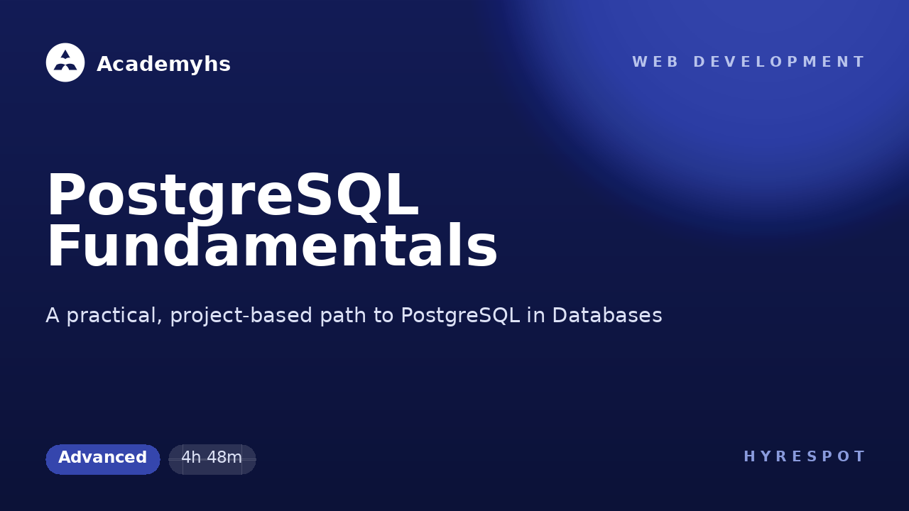 PostgreSQL Fundamentals