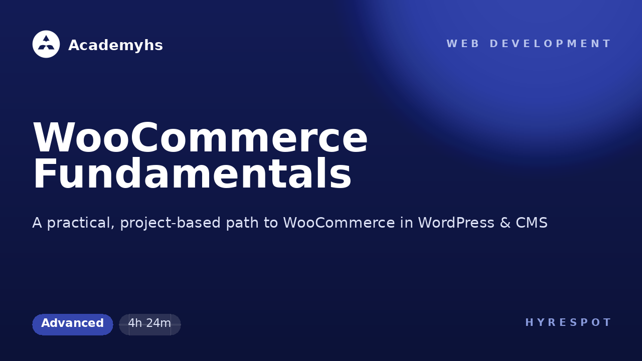 WooCommerce Fundamentals