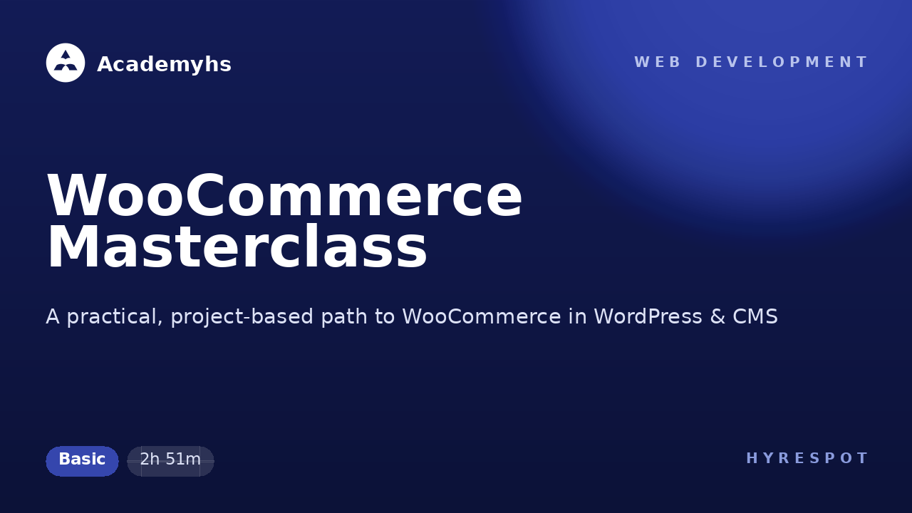 WooCommerce Masterclass
